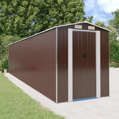 Walplus garden shed dark brown - walplus,