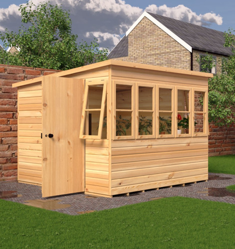8x8 garden potting shed - garden,
