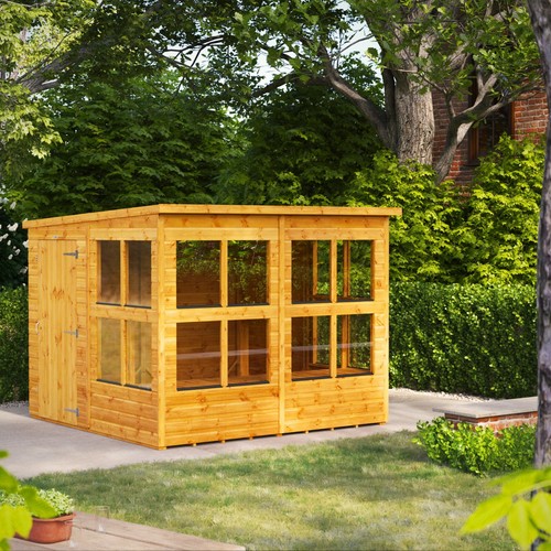 Potting shed power - shed, pent