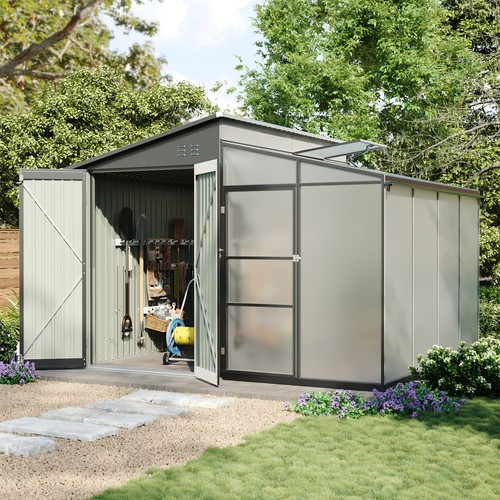 Metal garden shed - garden,