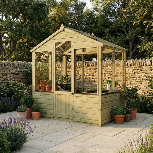 Wooden greenhouse - 4,