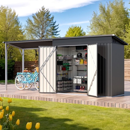 1 metal shed - 2-in-1,